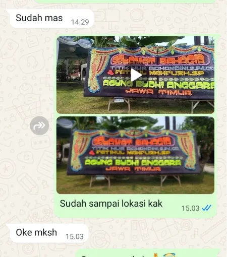 Pengiriman Papan Bunga Sudirman Jakarta