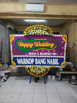 Papan Bunga di Sudirman Jakarta