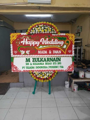 Papan Bunga di Sudirman Jakarta
