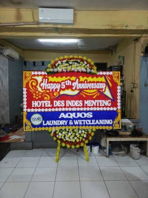 Papan Bunga di Sudirman Jakarta