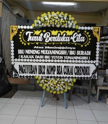 Papan Bunga di Sudirman Jakarta